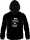 Kein Mensch ist illegal – Stacheldraht Kapuzenpullover, schwarz