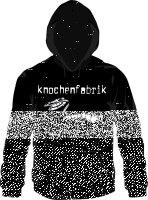 Knochenfabrik – Filmriss Kapuzenpullover, schwarz 2xl