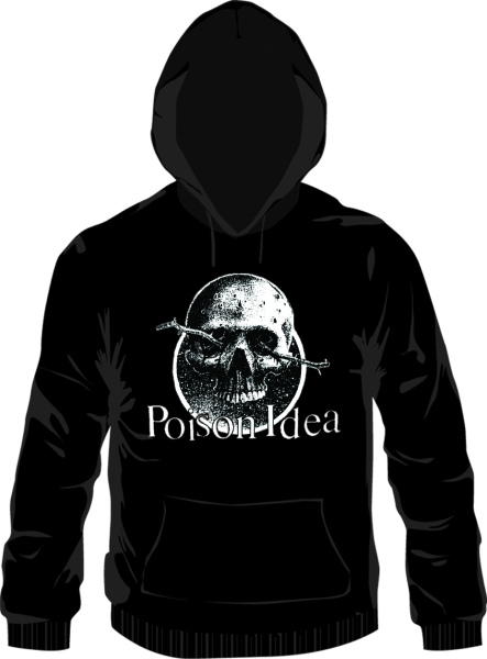 Poison Idea – Skull Kapuzenpullover, schwarz m