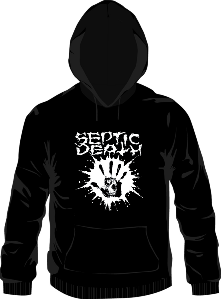Septic Death Kapuzenpullover, schwarz