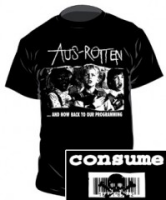 Aus-Rotten – Programm Kapuzen-Zipper, schwarz