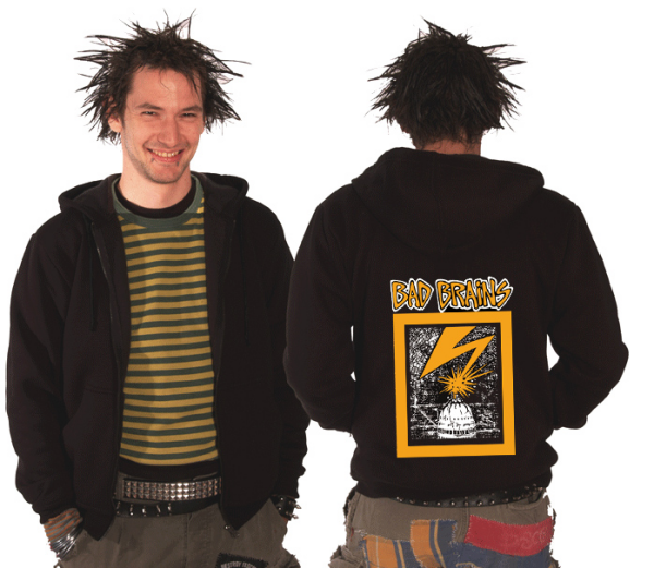Bad Brains – Capitol Kapuzen-Zipper, schwarz