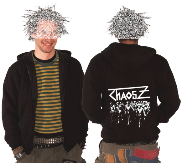 Chaos Z – Abmarsch Kapuzen-Zipper, schwarz xl