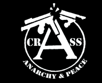 Crass – Anti War Pocketprint Kapuzen-Zipper, schwarz