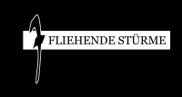Fliehende Stürme – Schriftzug Kapuzen-Zipper, schwarz l