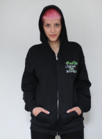Punktoo – Logo Kapuzen-Zipper, schwarz