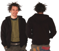 Sea Punks Solishirt Kapuzen-Zipper, schwarz xl