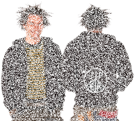 Wipers – Logo Kapuzen-Zipper, schwarz m
