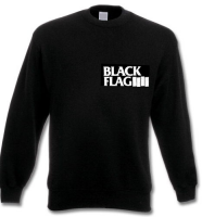 Black Flag – Logo Pocketprint Sweatshirt, schwarz