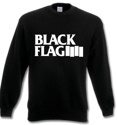 Black Flag – Logo Sweatshirt, schwarz