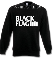 Black Flag – Logo Sweatshirt, schwarz m