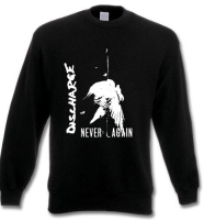 Discharge – Never Again Sweatshirt, schwarz