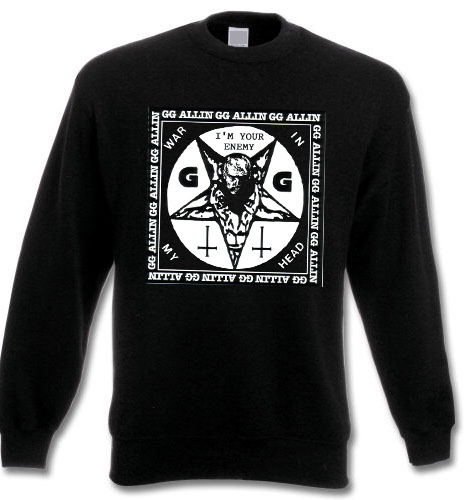 GG Allin – Enemy Sweatshirt, schwarz