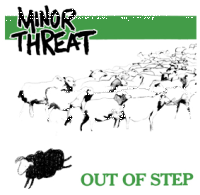 Minor Threat – Out of Step Sweatshirt, schwarz xl