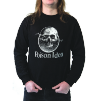 Poison Idea – Skull Sweatshirt, schwarz