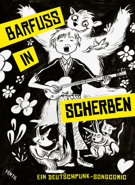 Barfuß in Scherben - Song-Comic Buch